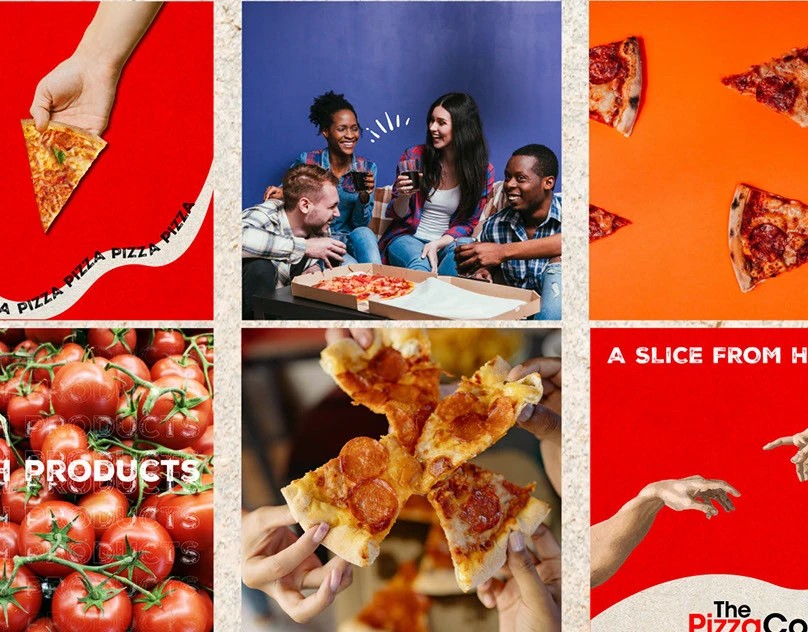 Contenido para redes de The Pizza Co